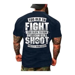 Men's Navy Graphic T-Shirt